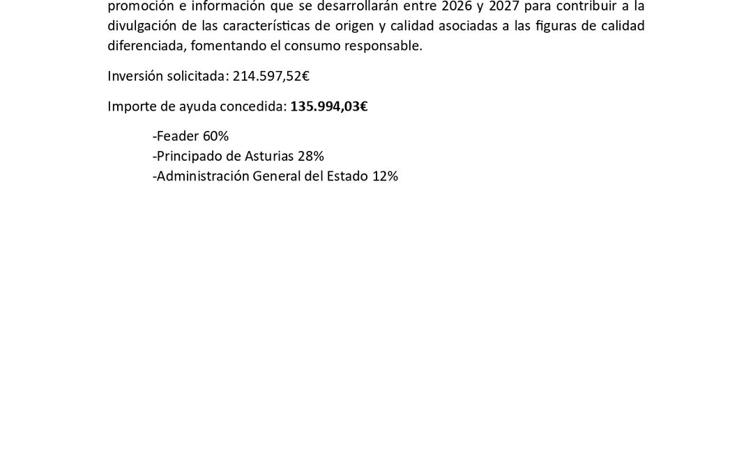«Proyecto de cooperación de la agrupación de productores y elaboradores de la DOP Cangas»